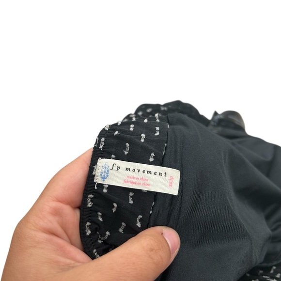 Free People Movement Black Jog It Off Active Romper Onesie Women’s Size XS - Picture 12 of 13